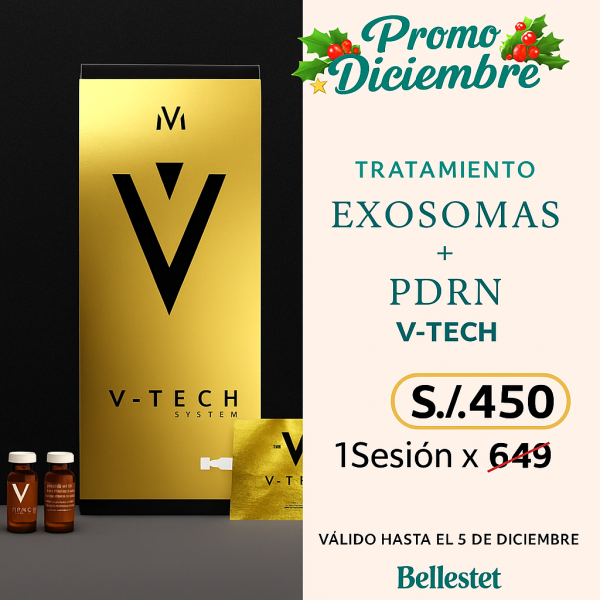 Tratamiento Exosomas + Pdrn Facial V-TECH